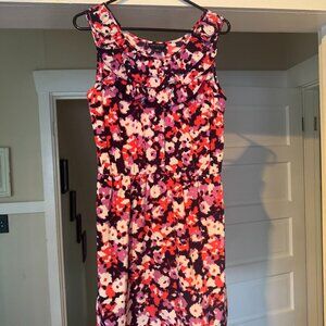 Banana Republic floral sleeveless dress, size 4